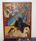 Hopi Plaque w Sun, Steve Mutz