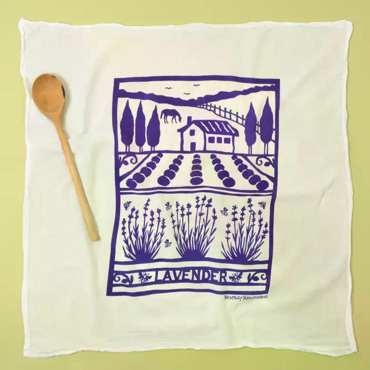 Dish Towel - Lavender Farm