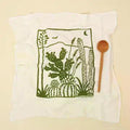Dish Towel - Cacti, green