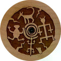 Circle of Life on Small Maple Box w/ Turquoise