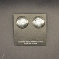 Round Sterling Silver CLIP  Earrings