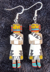 Harvest Girl Kachina Earrings
