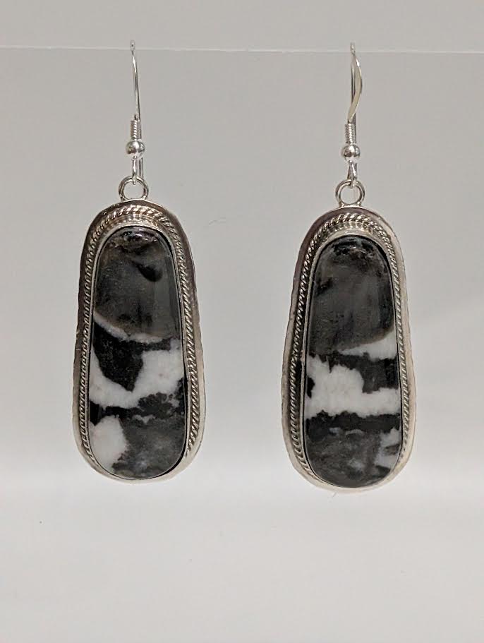 White Buffalo Earrings, KY .925