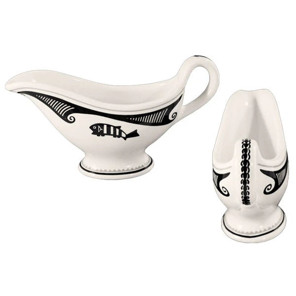 Mimbreno Gravy Boat, Black