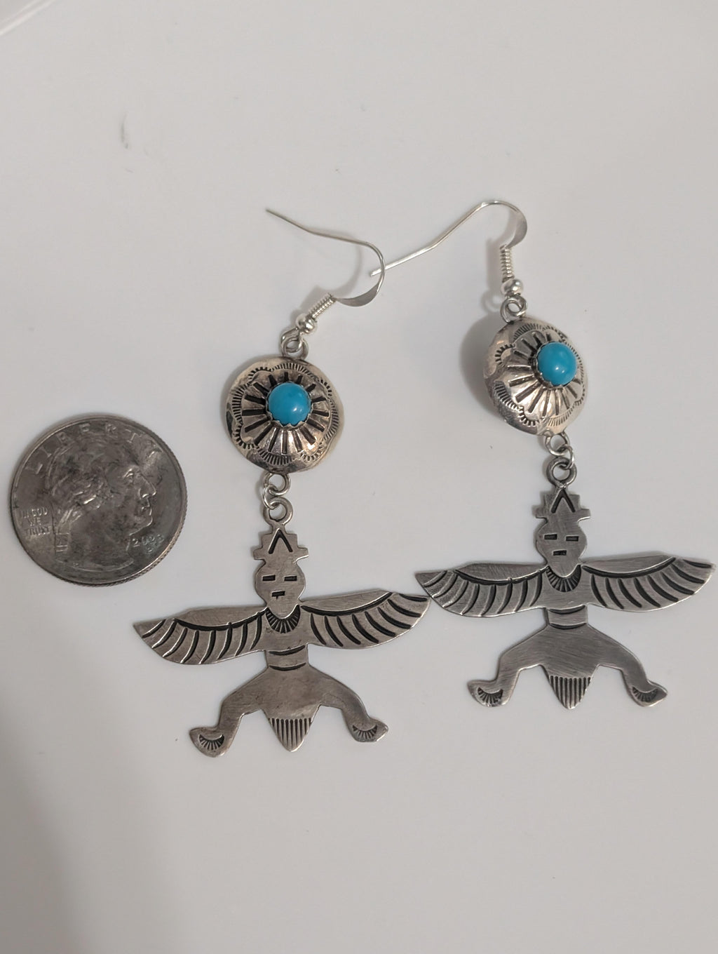 Dangle Earrings w Knifewing
