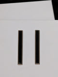 J Woolsey Earrings, Onyx
